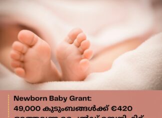 Newborn Baby Grant: 49,000 เดเตเดเตเดเดฌเดเตเดเตพเดเตเดเต โฌ420 เดเดฑเตเดฑเดคเตเดคเดตเดฃ เดเตเตฝเดกเต เดฌเตเดจเดฟเดซเดฟเดฑเตเดฑเต เดชเตเดฏเตโเดฎเตเดจเตเดฑเต เดฒเดญเดฟเดเตเดเต