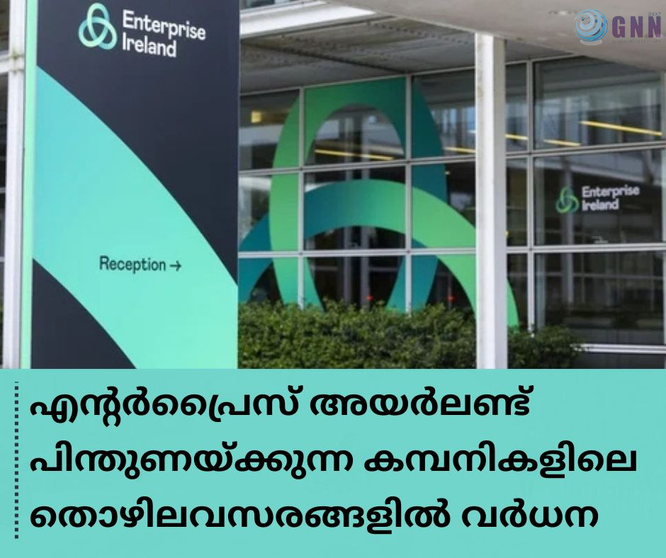 എന്റർപ്രൈസ് അയർലണ്ട് പിന്തുണയ്ക്കുന്ന കമ്പനികളിലെ തൊഴിലവസരങ്ങളിൽ വർധന