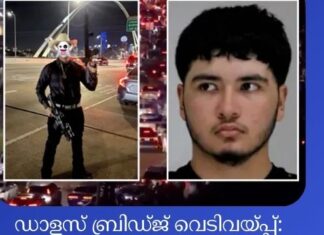 ഡാളസ് ബ്രിഡ്ജ് വെടിവയ്പ്പ്: ഫെഡറൽ തോക്ക് നിയമങ്ങൾ പ്രകാരം പ്രതിക്കെതിരെ കുറ്റം ചുമത്തി