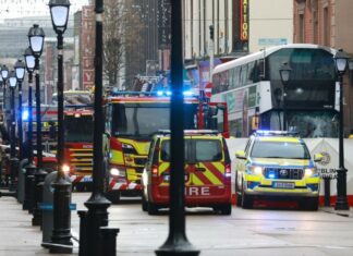 ഡബ്ലിൻ സിറ്റി സെന്ററിൽ Bus Éireann ബസ് അപകടത്തിൽപ്പെട്ടു; ഒരാൾ മരിച്ചു മൂന്ന് പേർക്ക് ഗുരുതര പരിക്ക്