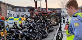 Ballymunൽ മയക്കുമരുന്ന്, ആയുധങ്ങൾ, അനധികൃത ബൈക്കുകൾ, സ്ക്രാംബ്ലറുകൾ ഗാർഡ പിടിച്ചെടുത്തു