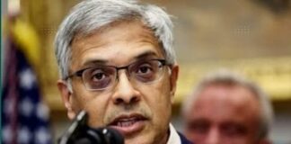 ഇന്ത്യൻ വംശജനായ ജയ് ഭട്ടാചാര്യ സി.ഡി.സി തലവനായി ചുമതലയേറ്റു