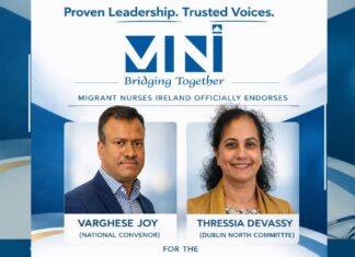 INMO നാഷണൽ എക്സിക്യൂട്ടീവ് കൗൺസിൽ ഇലക്ഷൻ 2026: വർഗീസ് ജോയ്, ത്രേസ്യ ദേവസ്സി MNI സ്ഥാനാർഥികൾ