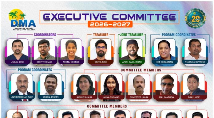 ദ്രോഹടാ ഇന്ത്യൻ അസോസിയേഷൻ എക്സിക്യൂട്ടീവ് കമ്മിറ്റി അംഗങ്ങളെ തെരഞ്ഞെടുത്തു