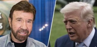 ചക്ക് നോറിസിന്റെ വിയോഗത്തിൽ അനുശോചനം രേഖപ്പെടുത്തി അമേരിക്കൻ പ്രസിഡന്റ് ഡൊണാൾഡ് ട്രംപ്