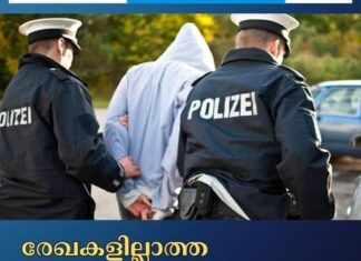 രേഖകളില്ലാത്ത 1 ലക്ഷം യൂറോയുമായി മലയാളി യുവാവ് ജർമനിയിൽ പിടിയിൽ