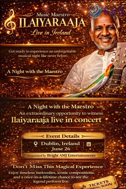 Music Maestro Ilaiyaraaja to Perform Live in Dublin