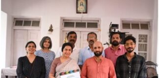 സുഹാസിനി മണിരത്നം വീണ്ടും മലയാളത്തിൽഅഞ്ചാം പ്രമാണം കൊടുങ്ങല്ലൂരിൽആരംഭിച്ചു