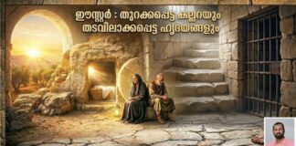 ഈസ്റ്റർ; തുറക്കപ്പെട്ട കല്ലറയും തടവിലാക്കപ്പെട്ട ഹൃദയങ്ങളും