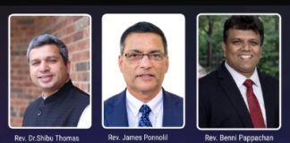 ഐ.പി.സി മിഡ് വെസ്റ്റ് റീജിയണിനു പുതിയ ഭരണ സാരഥികൾ