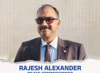 രാജേഷ് അലക്സാണ്ടർ Peace Commissioner