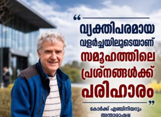 വ്യക്തിപരമായ വളർച്ചയിലൂടെയാണ് സമൂഹത്തിലെ പ്രശ്നങ്ങൾക്ക് പരിഹാരമെന്ന് കോർക്ക് എഞ്ചിനീയറും അന്താരാഷ്ട്ര ഒറിയന്റീയറിംഗ് താരവുമായ Colm O’Halloran