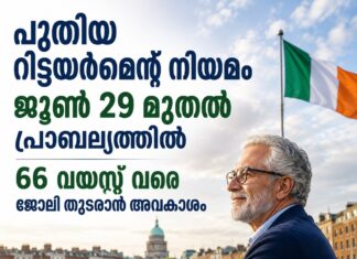 പുതിയ റിട്ടയർമെന്റ് നിയമം ജൂൺ 29 മുതൽ പ്രാബല്യത്തിൽ; 66 വയസ്സ് വരെ ജോലി തുടരാൻ അവകാശം