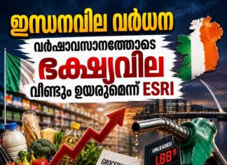 ഇന്ധനവില വർധന: വർഷാവസാനത്തോടെ ഭക്ഷ്യവില വീണ്ടും ഉയരുമെന്ന് ESRI