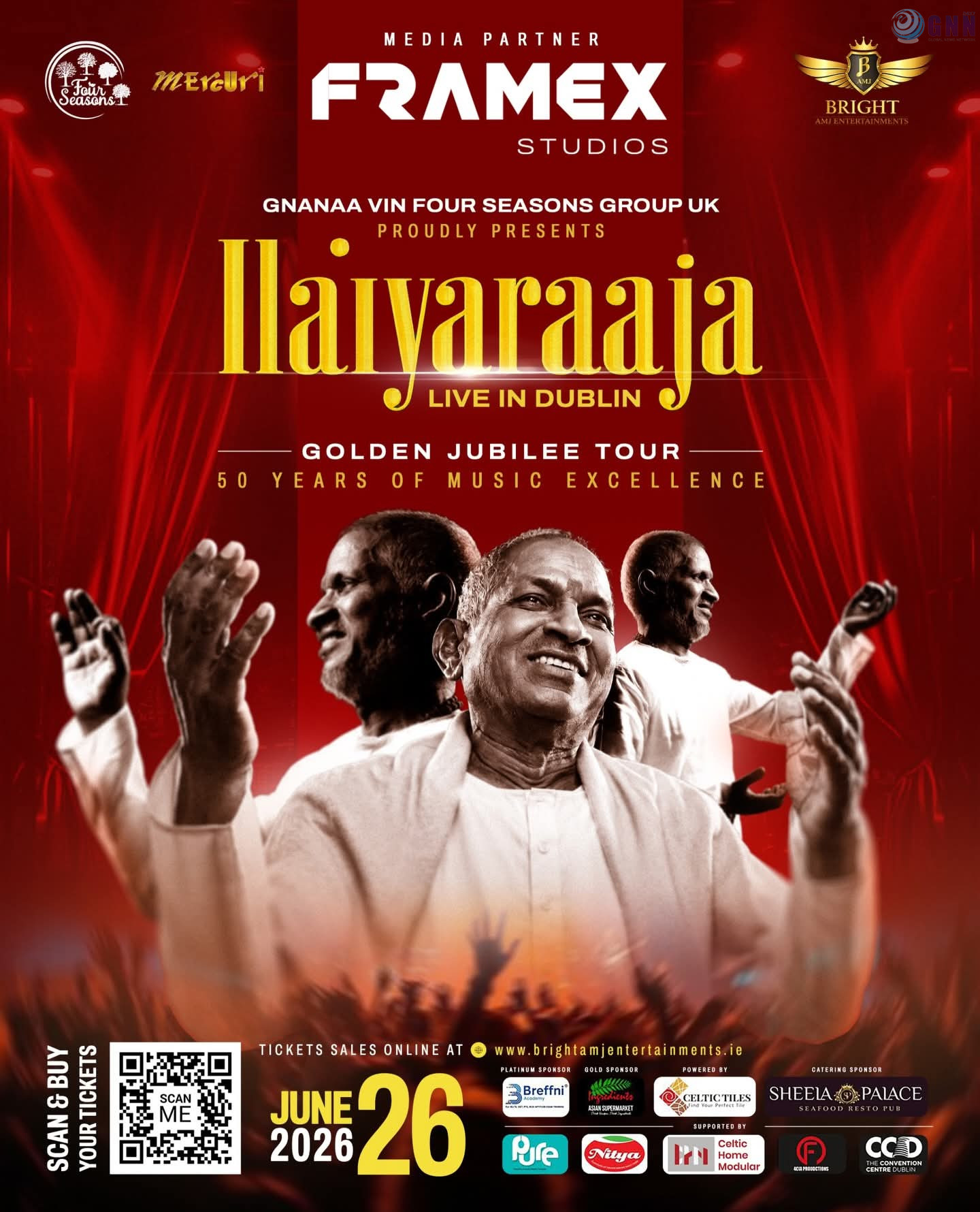 ILAIYARAAJA LIVE IN CONCERT: ഇനി 4 നാൾ.. വമ്പൻ ഗായക നിരയുമായി സംഗീത വിരുന്ന്..