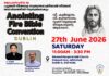 ഡബ്ലിനിൽ Anointing Fire Bible Convention ജൂൺ 27ന്