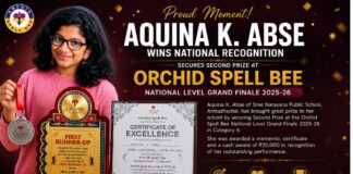 Aquina K. Abse Wins National Spell Bee Second Prize, Brings Pride to School and Community