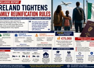 IRELAND TIGHTENS FAMILY REUNIFICATION RULES