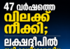 ലക്ഷദ്വീപിൽ ഇനി മദ്യനിരോധനമില്ല. 47 വർഷത്തെ വിലക്ക് നീക്കി