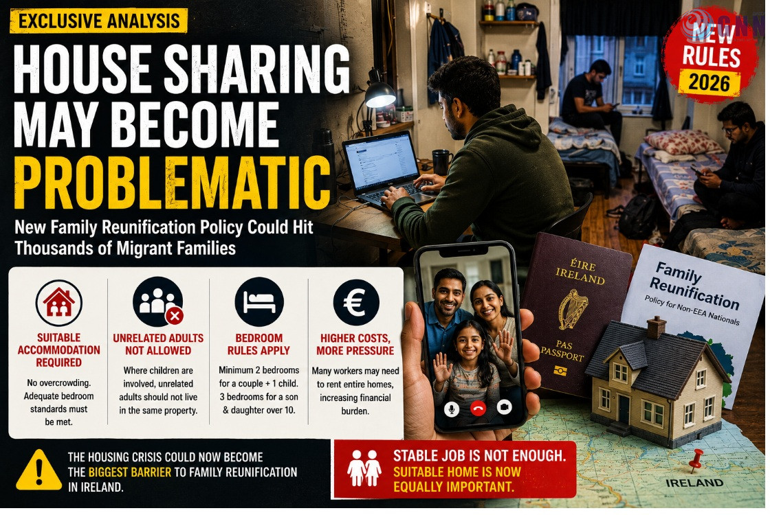 House Sharing Could Become the Biggest Obstacle to Family Reunification in Ireland
