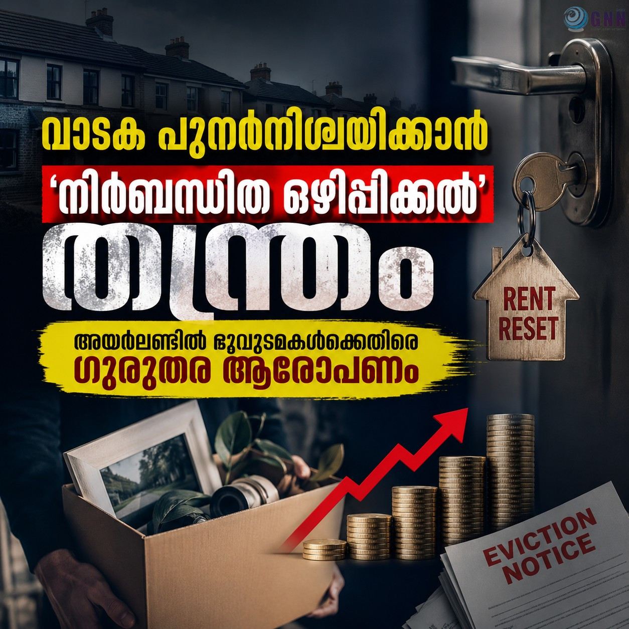വാടക പുനർനിശ്ചയിക്കാൻ ‘നിർബന്ധിത ഒഴിപ്പിക്കൽ’ തന്ത്രം; അയർലണ്ടിൽ ഭൂവുടമകൾക്കെതിരെ ഗുരുതര ആരോപണം