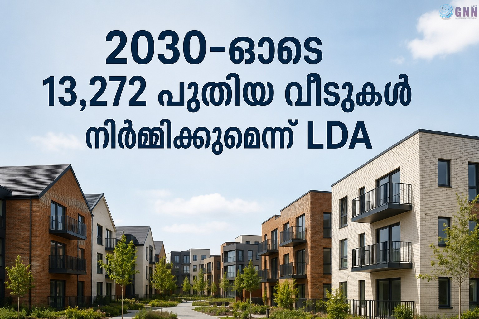 2030-ഓടെ 13,272 പുതിയ വീടുകൾ നിർമ്മിക്കുമെന്ന് LDA