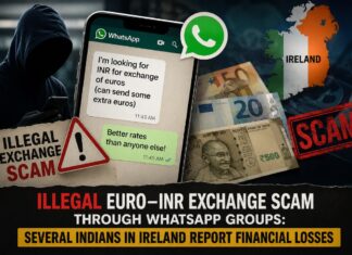 Illegal Euro–INR Exchange Scam Through WhatsApp Groups: Several Indians in Ireland Report Financial Losses