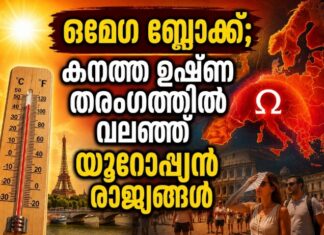 ഒമേഗ ബ്ലോക്ക്; കനത്ത ഉഷ്ണ തരംഗത്തിൽ വലഞ്ഞ് യൂറോപ്യൻ രാജ്യങ്ങൾ