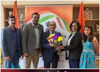 അയർലൻഡ് ഇന്ത്യൻ അംബാസിഡറുമായി കൂടിക്കാഴ്ച നടത്തി WMF അയർലൻഡ് പ്രതിനിധികൾ