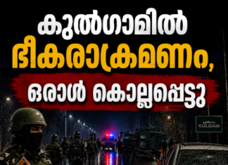 കുൽഗാമിൽ ഭീകരാക്രമണം; ഒരാൾ കൊല്ലപ്പെട്ടു