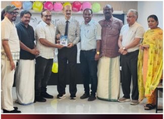 ഗായകരായ നാച്ചു അണ്ടോണക്ക് സ്വീകരണവും കല്യാണിക്ക് യാത്രയയപ്പും നൽകി