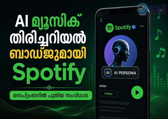 AI മ്യൂസിക് തിരിച്ചറിയൽ ബാഡ്ജുമായി Spotify; സെപ്റ്റംബറിൽ പുതിയ സംവിധാനം