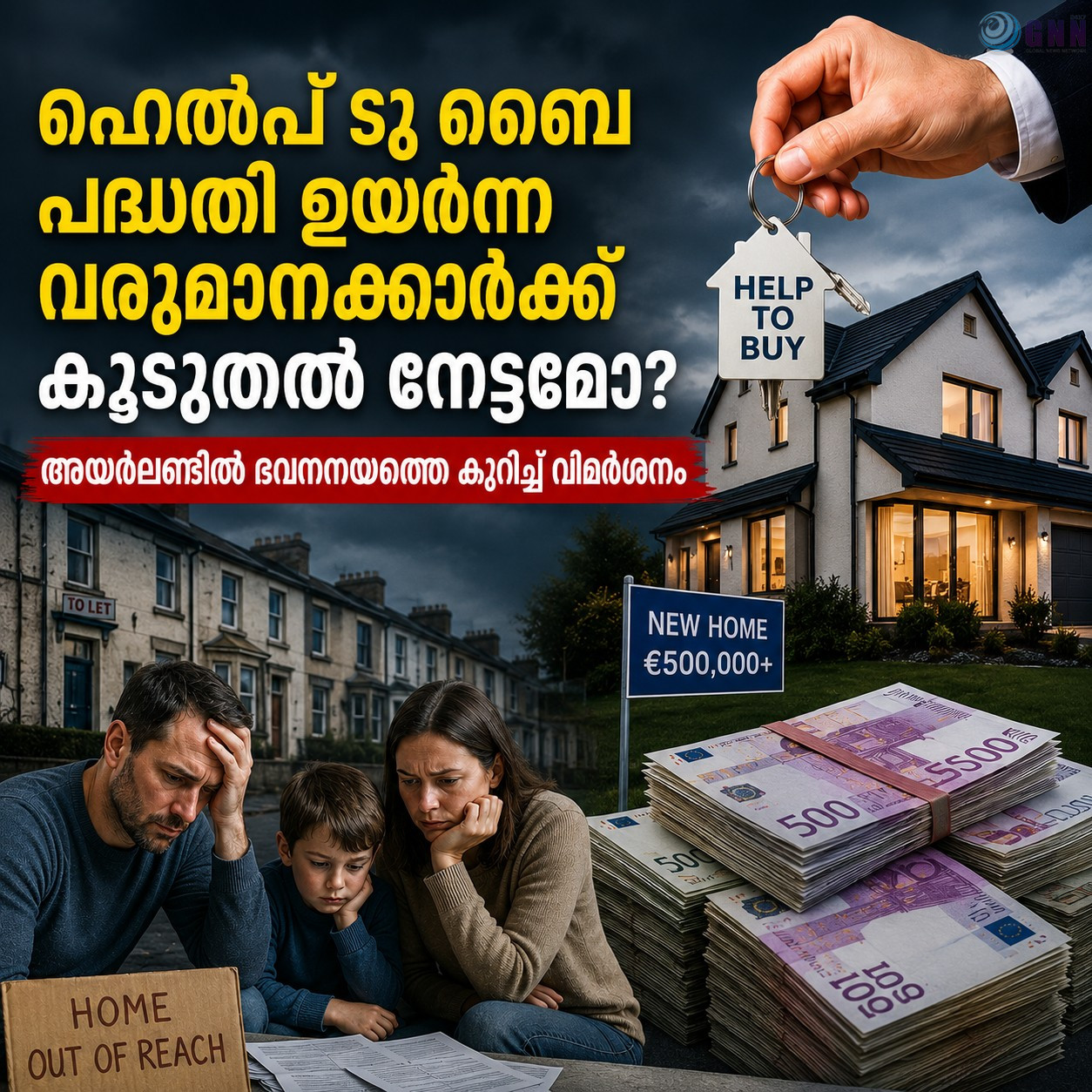 ഹെൽപ് ടു ബൈ പദ്ധതി ഉയർന്ന വരുമാനക്കാർക്ക് കൂടുതൽ നേട്ടമോ? അയർലണ്ടിൽ ഭവനനയത്തെച്ചൊല്ലി വിമർശനം