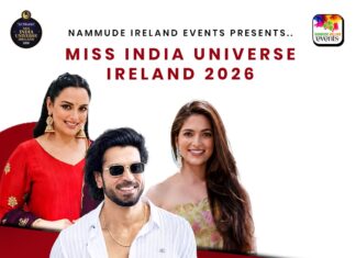 “മിസ് ഇന്ത്യ യൂണിവേഴ്സ് അയർലണ്ട് 2026” വേദിയൊരുങ്ങി; കിരീടപ്പോരാട്ടത്തിന് ഇനി 6 നാൾ