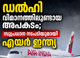 ഡൽഹി വിമാനത്തിലുണ്ടായ അപകടം; സുപ്രധാന നടപടിയുമായി എയർ ഇന്ത്യ