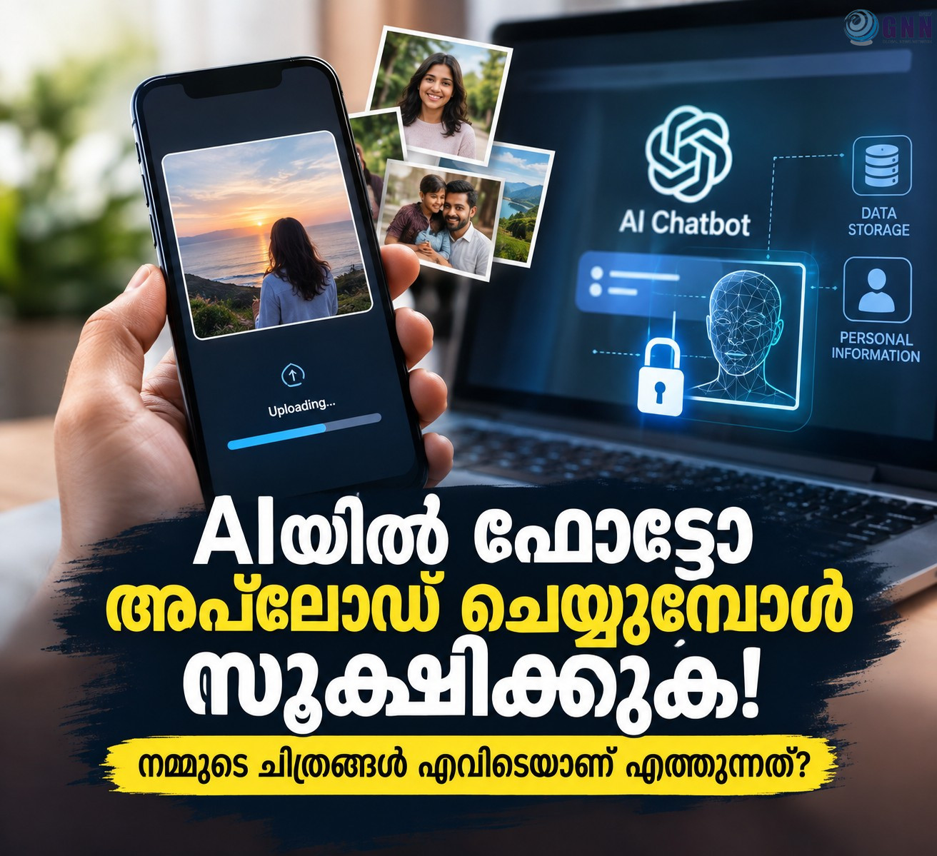 AIയിൽ ഫോട്ടോ അപ്ലോഡ് ചെയ്യുമ്പോൾ സൂക്ഷിക്കുക! നിങ്ങളുടെ ചിത്രവും വ്യക്തിഗത ഡാറ്റയാണ്
