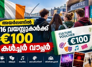 അയർലണ്ടിൽ 16 വയസ്സുകാർക്ക് €100 കൾച്ചർ വൗച്ചർ; അടുത്ത ബജറ്റിൽ പ്രഖ്യാപനം