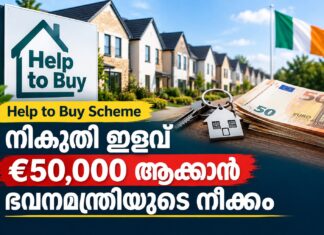Help to Buy Scheme: നികുതി ഇളവ് €50,000 ആക്കാൻ ഭവനമന്ത്രിയുടെ നീക്കം