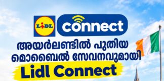 അയർലണ്ടിൽ പുതിയ മൊബൈൽ സേവനവുമായി Lidl Connect