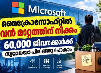 മൈക്രോസോഫ്റ്റിൽ വൻ മാറ്റത്തിന് നീക്കം; 60,000 ജീവനക്കാർക്ക് സ്വമേധയാ പിരിഞ്ഞു പോകാം