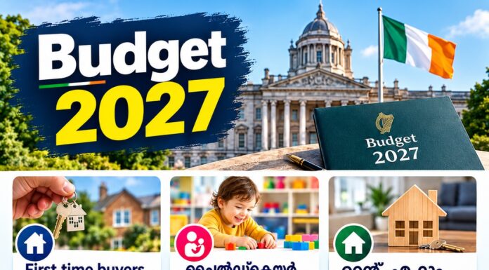 Budget 2027: First time buyers €35,000 റീഫണ്ട് ക്ലെയിം; ചൈൽഡ്കെയർ ഫീസ് €550 ആക്കി കുറച്ചു; റെന്റ്-എ-റൂം പദ്ധതി വിപുലീകരിക്കും; €1.3 ബില്യൺ ആദായ നികുതി പാക്കേജ്; ഇന്ധന എക്സൈസ് നിരക്ക് ഇളവ് ഫെബ്രുവരി വരെ; തൊഴിലുടമയുടെ PRSI പരിധി വർദ്ധിപ്പിക്കും