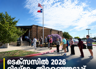 ടെക്സസിൽ 2026 മിഡ്ടേം തിരഞ്ഞെടുപ്പ് – ആദ്യഘട്ട വോട്ടെടുപ്പ് ആരംഭിച്ചു