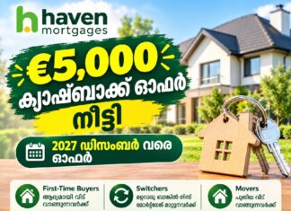 €5,000 ക്യാഷ്ബാക്ക് ഓഫർ നീട്ടി Haven Mortgage